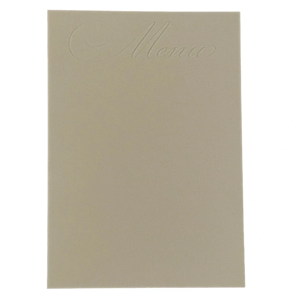 Paper Source 20 Menu Embossed Imprintable Cards In Superfine Soft White